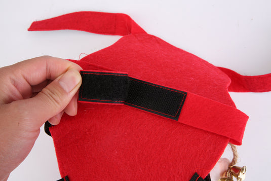 S-M-L-XL Options -- 1Pc Pet Christmas Costumes Red Winter Coat For Dog Riding Santa Claus With Bell Clothes New Year Outfit Cosplay Costumes Party Dress Up For Cats