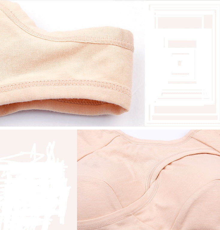 New Plus Size Women Cotton Bra No Buckles, Non Wire Lingerie 4