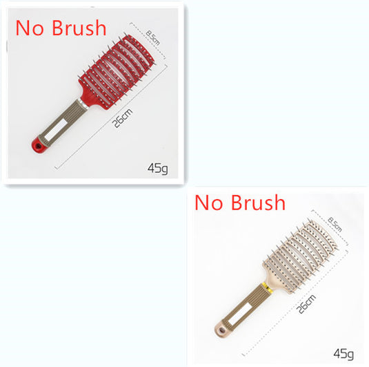 Women Hair Scalp Massage Comb Bristle Nylon Hairbrush24