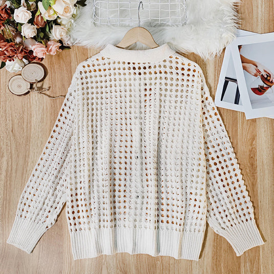 Plus Size Knit Cardigan for Women