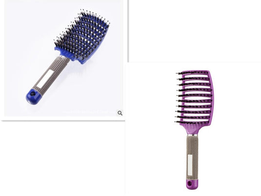 Women Hair Scalp Massage Comb Bristle Nylon Hairbrush84