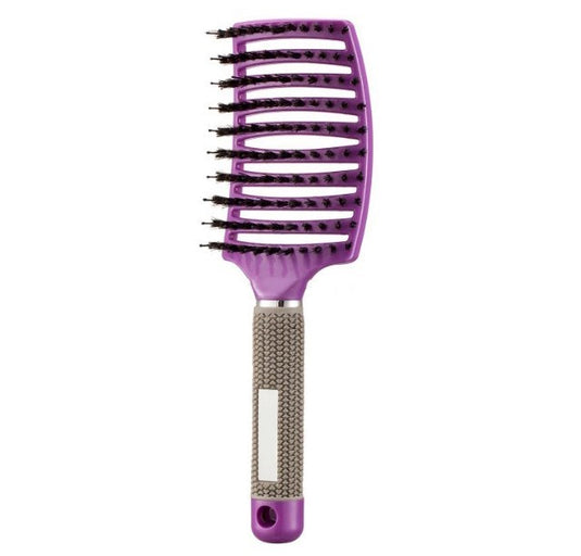 Women Hair Scalp Massage Comb Bristle Nylon Hairbrush54