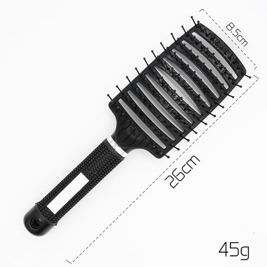 Women Hair Scalp Massage Comb Bristle Nylon Hairbrush34