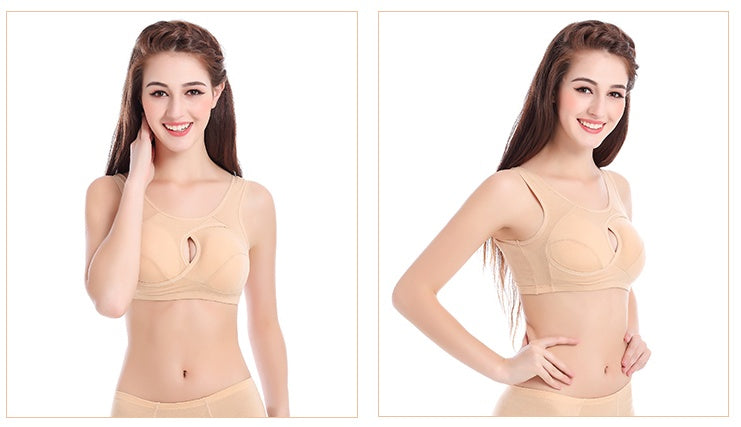 New Plus Size Women Cotton Bra No Buckles, Non Wire Lingerie 7