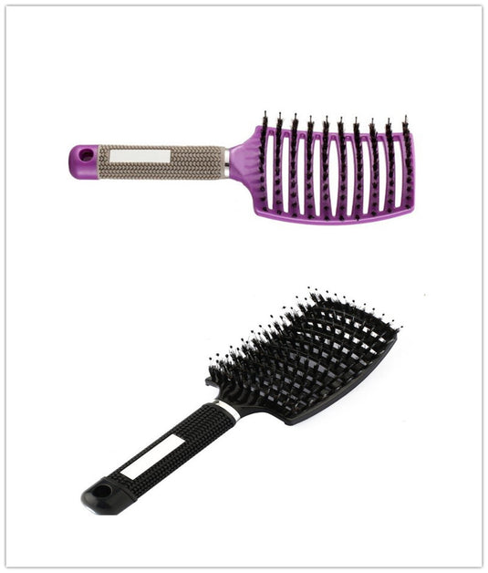 Women Hair Scalp Massage Comb Bristle Nylon Hairbrush18