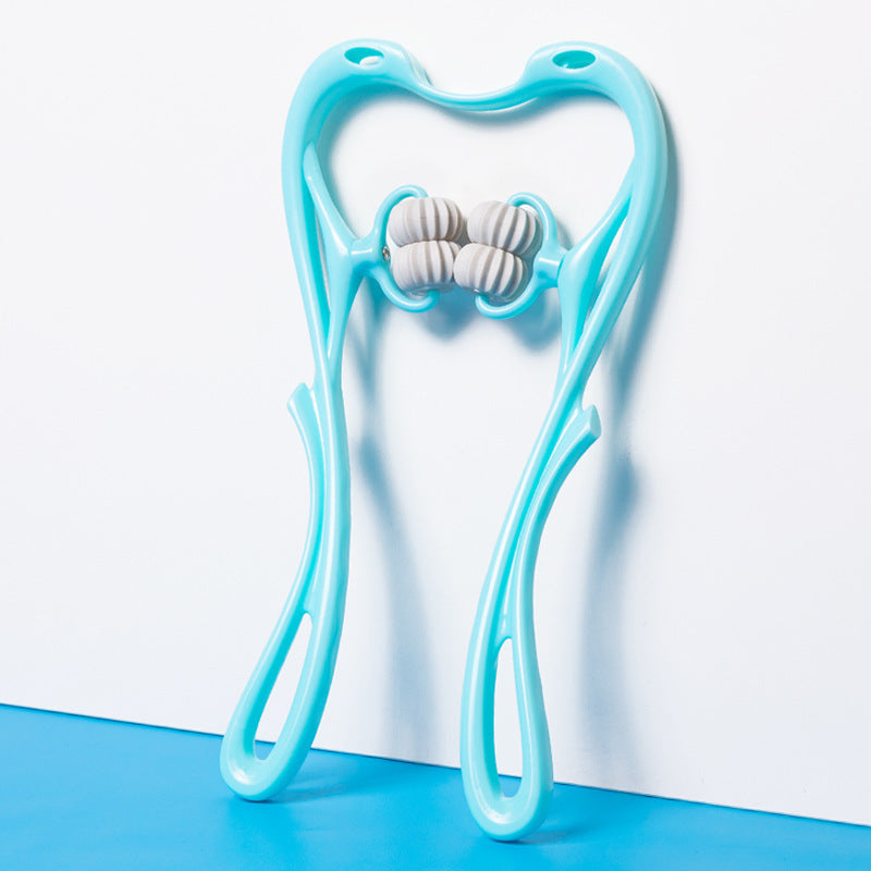 New Multifunctional Manual Six-wheel Neck Massager2