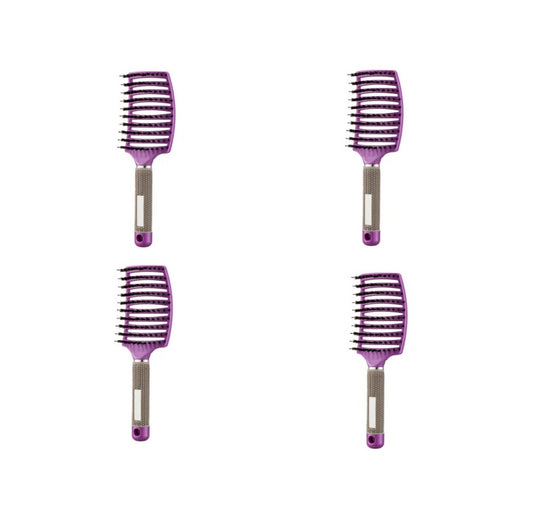 Women Hair Scalp Massage Comb Bristle Nylon Hairbrush55