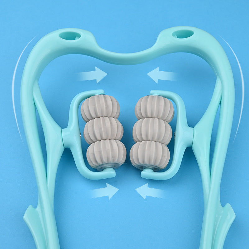 New Multifunctional Manual Six-wheel Neck Massager7