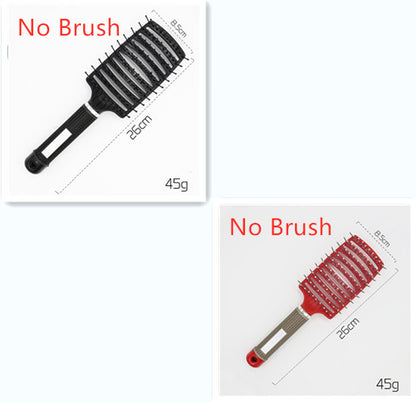Women Hair Scalp Massage Comb Bristle Nylon Hairbrush22