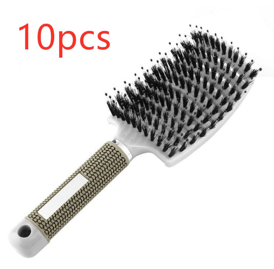 Women Hair Scalp Massage Comb Bristle Nylon Hairbrush90