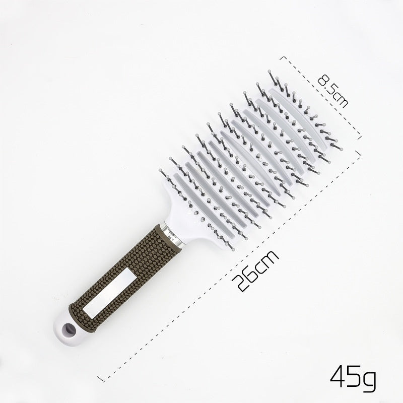 Women Hair Scalp Massage Comb Bristle Nylon Hairbrush93