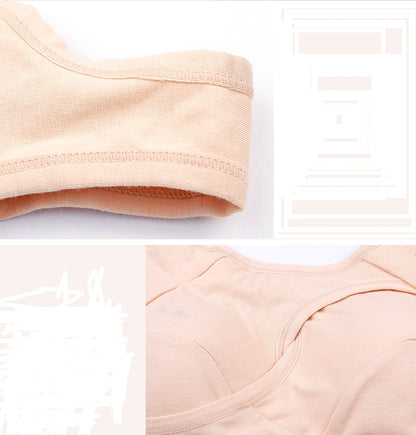 New Plus Size Women Cotton Bra No Buckles, Non Wire Lingerie 4