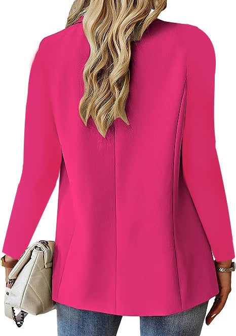 Trendy Womens Blazers Jackets Business Outfits Apricot L