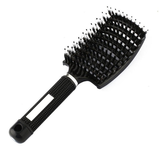 Women Hair Scalp Massage Comb Bristle Nylon Hairbrush10