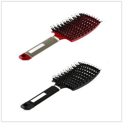 Women Hair Scalp Massage Comb Bristle Nylon Hairbrush28