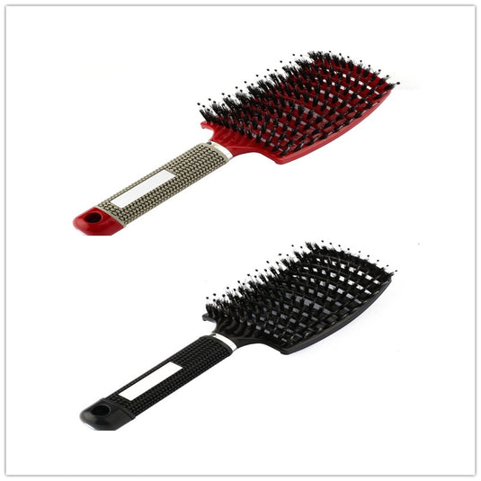 Women Hair Scalp Massage Comb Bristle Nylon Hairbrush28