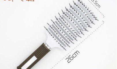 Women Hair Scalp Massage Comb Bristle Nylon Hairbrush7