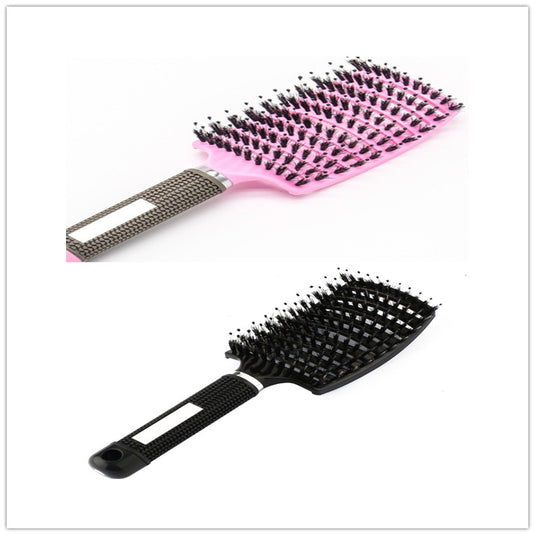 Women Hair Scalp Massage Comb Bristle Nylon Hairbrush15