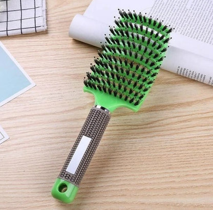 Women Hair Scalp Massage Comb Bristle Nylon Hairbrush46