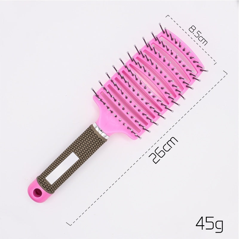 Women Hair Scalp Massage Comb Bristle Nylon Hairbrush52