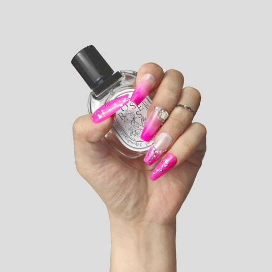 GGddsha Nails Handmade Pmma Acrylic Nails Press On NailsShort Reusable Fake False Nails Kit With Box Gifts ForWomen,Blush Elegance