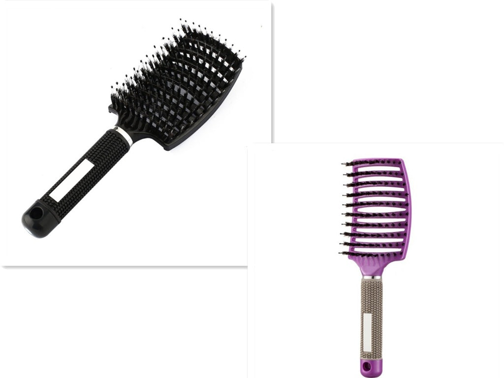 Women Hair Scalp Massage Comb Bristle Nylon Hairbrush80