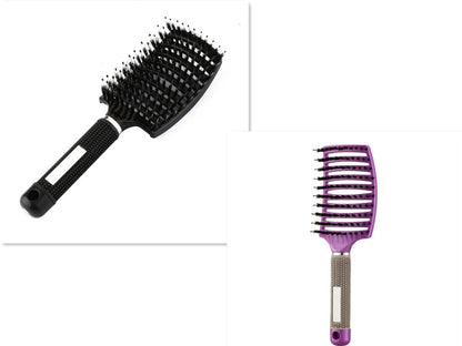 Women Hair Scalp Massage Comb Bristle Nylon Hairbrush80