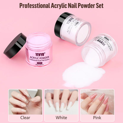Acrylic Nail Kit With Drill, 4 Colors Gel Polish And UV Light Nail Kit, Birthday Gifts For Women, Valentines Day Gifts For Girl, Professional Nails Kit Acrylic Set With Everything For Beginners