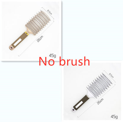 Women Hair Scalp Massage Comb Bristle Nylon Hairbrush87