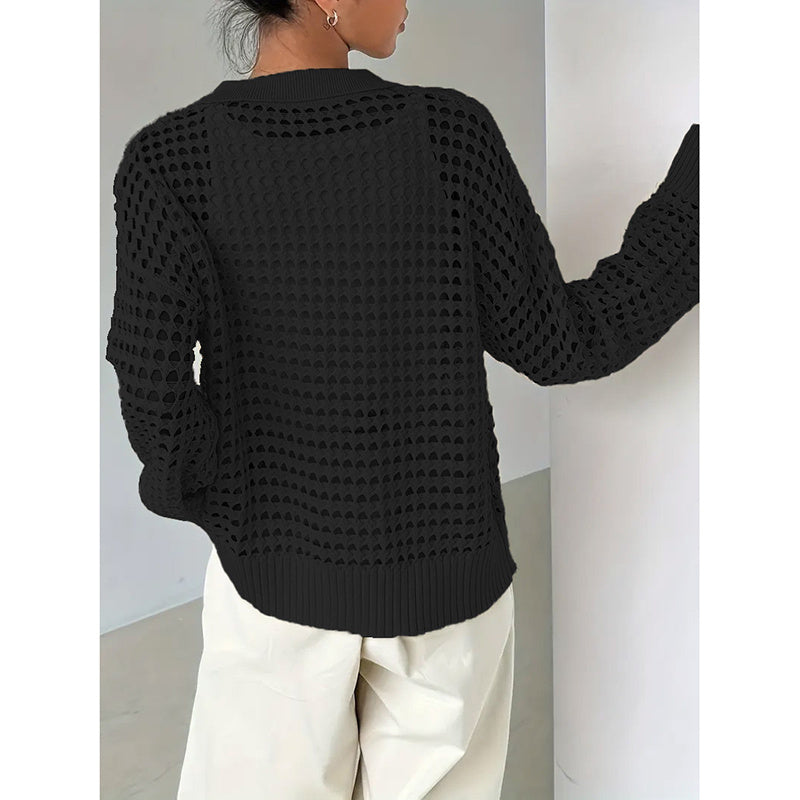 Plus Size Knit Cardigan for Women