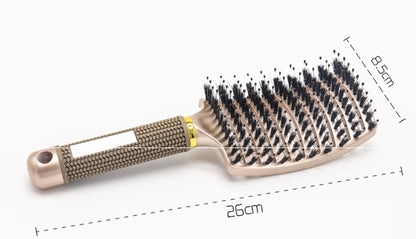 Women Hair Scalp Massage Comb Bristle Nylon Hairbrush40