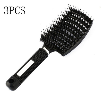 Women Hair Scalp Massage Comb Bristle Nylon Hairbrush32