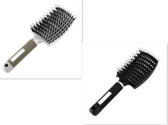 Women Hair Scalp Massage Comb Bristle Nylon Hairbrush78