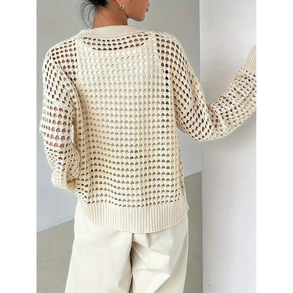 Plus Size Knit Cardigan for Women