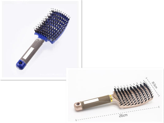 Women Hair Scalp Massage Comb Bristle Nylon Hairbrush83