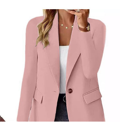 Trendy Womens Blazers Jackets Business Outfits Blue S