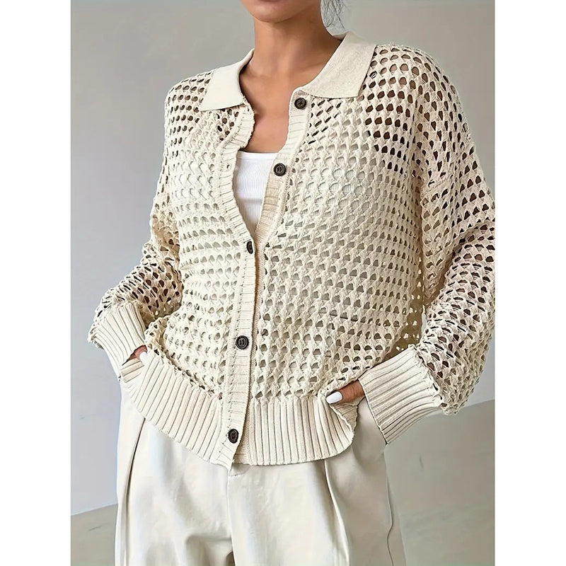 Plus Size Knit Cardigan for Women