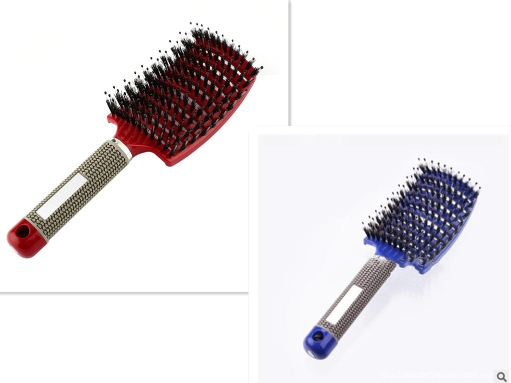 Women Hair Scalp Massage Comb Bristle Nylon Hairbrush77