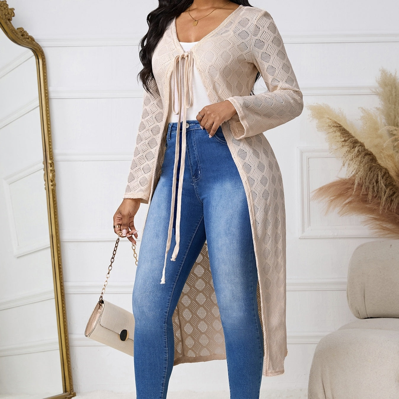 Women’s Lace-Up Long Sleeve Shirt