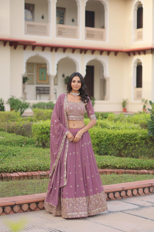 Embroidered Lehenga Choli with Dupatta  Festive & Wedding Wear-1