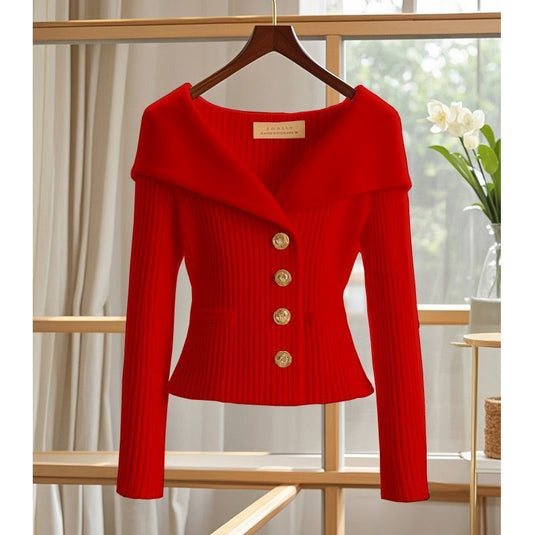 New Long Sleeve Knitwear Jacket for Autumn and Winter9
