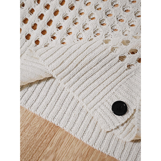 Plus Size Knit Cardigan for Women