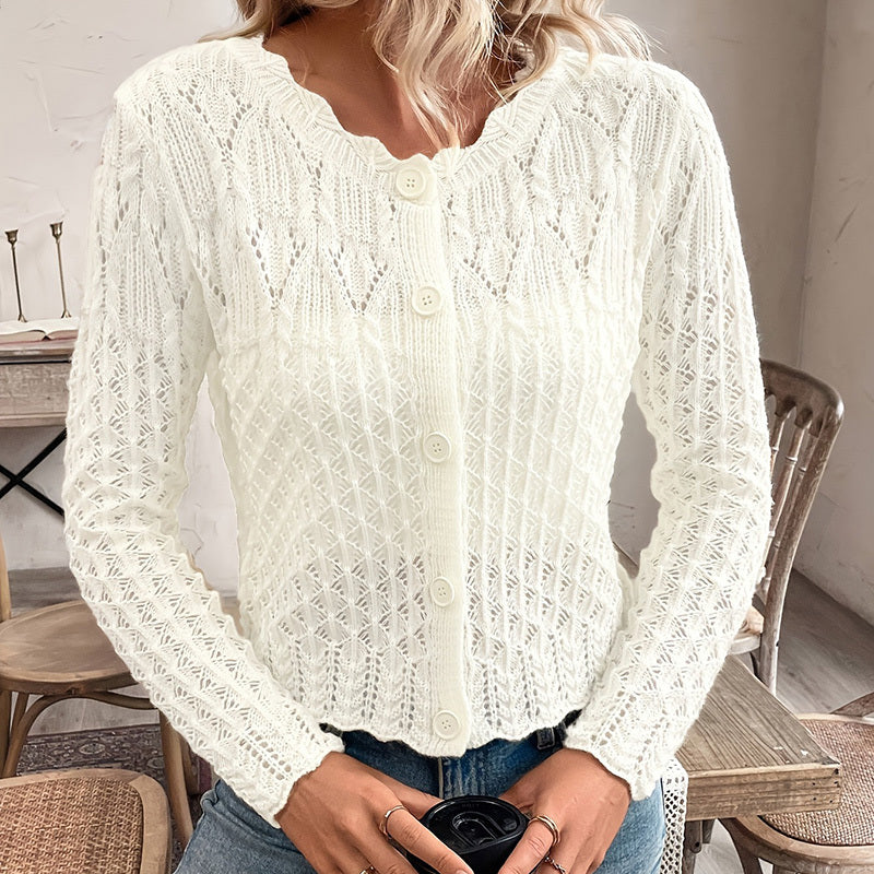 Women’s Round Neck Cardigan