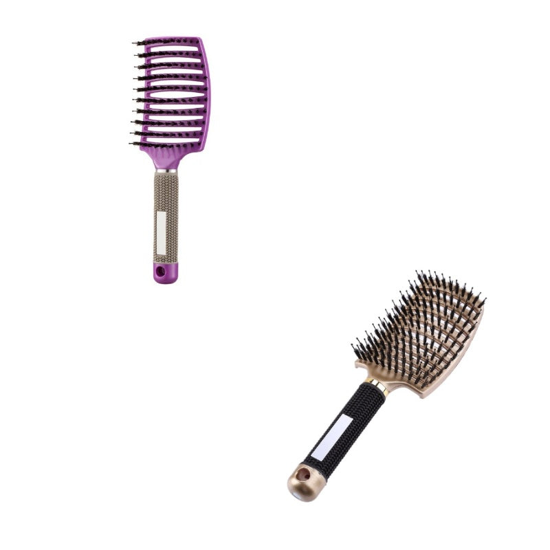 Women Hair Scalp Massage Comb Bristle Nylon Hairbrush16