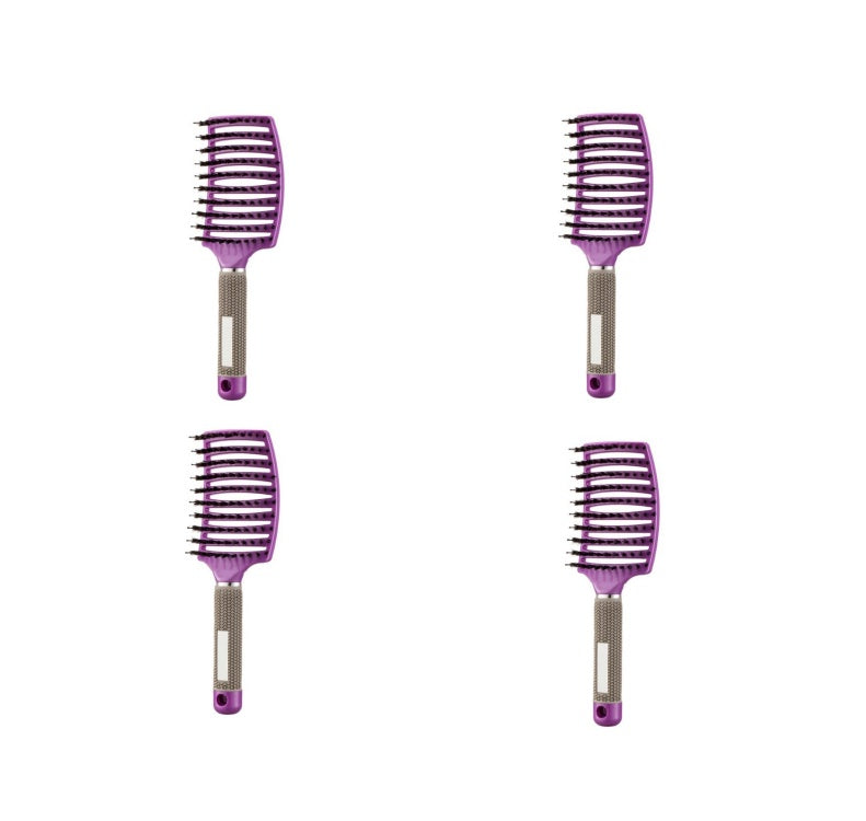 Women Hair Scalp Massage Comb Bristle Nylon Hairbrush55