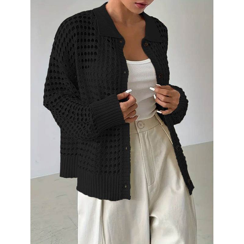 Plus Size Knit Cardigan for Women